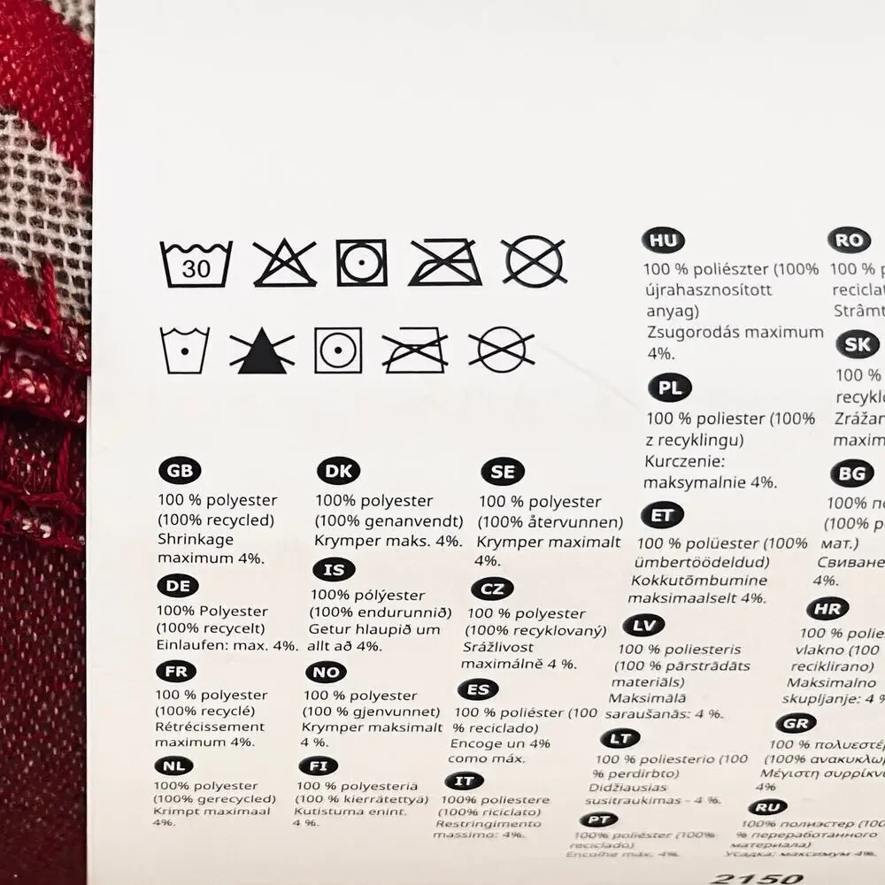 IKEA APELVECKMAL Wine & Pink Throw Blanket 51